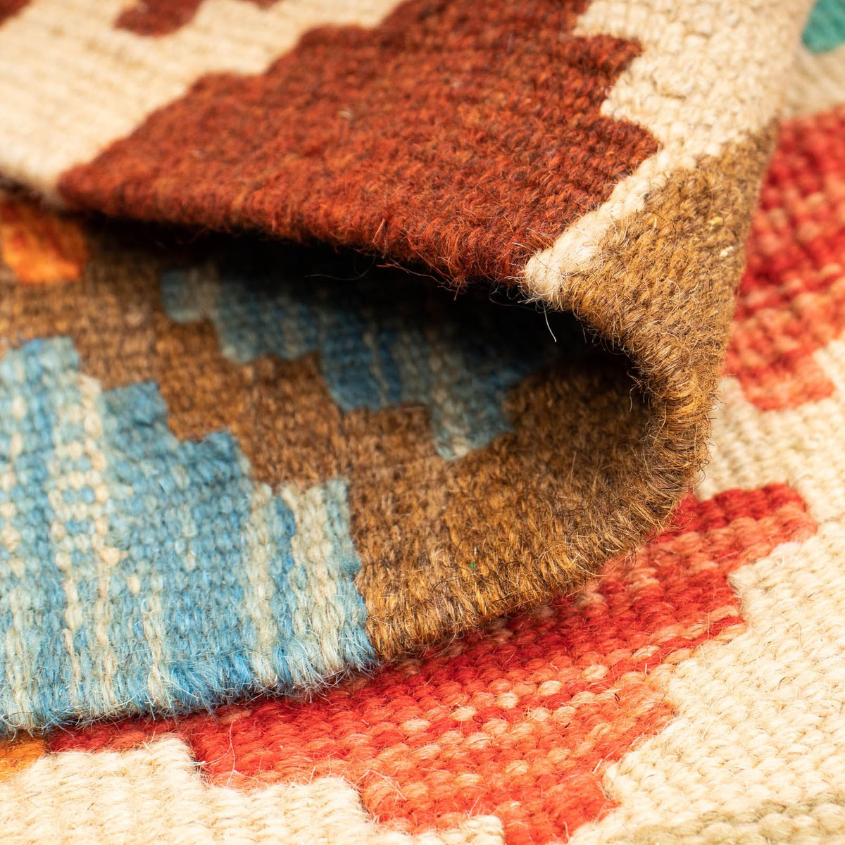 Kelim Teppich - Splash 125 x 80 cm - mehrfarbig