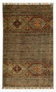 Ziegler Teppich - Modern 124 x 74 cm - dunkelbraun