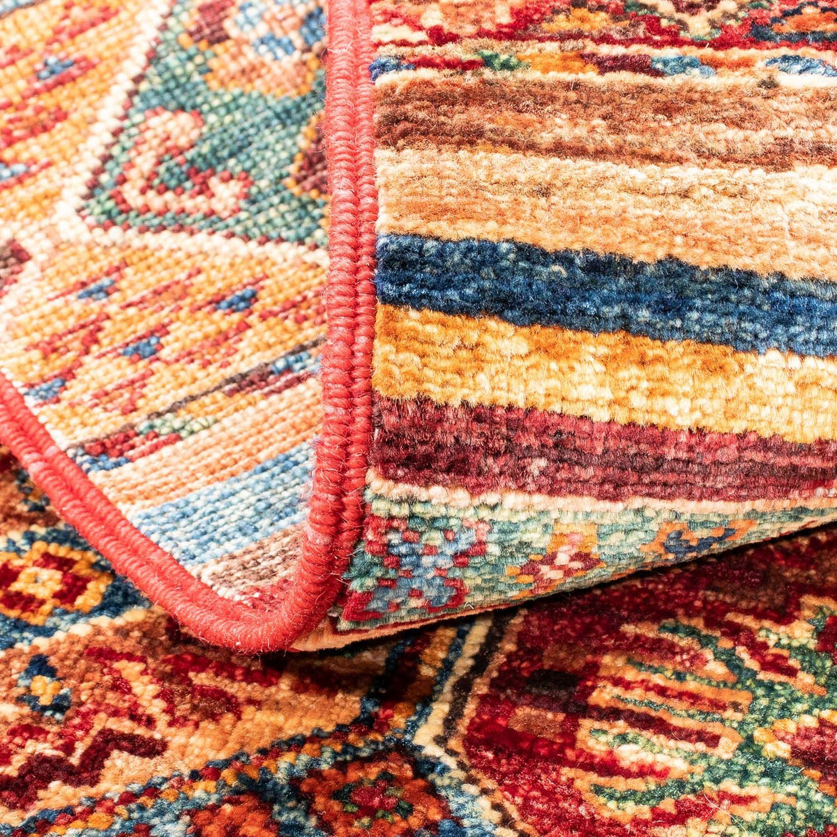 Ziegler Teppich 116 x 82 cm - mehrfarbig