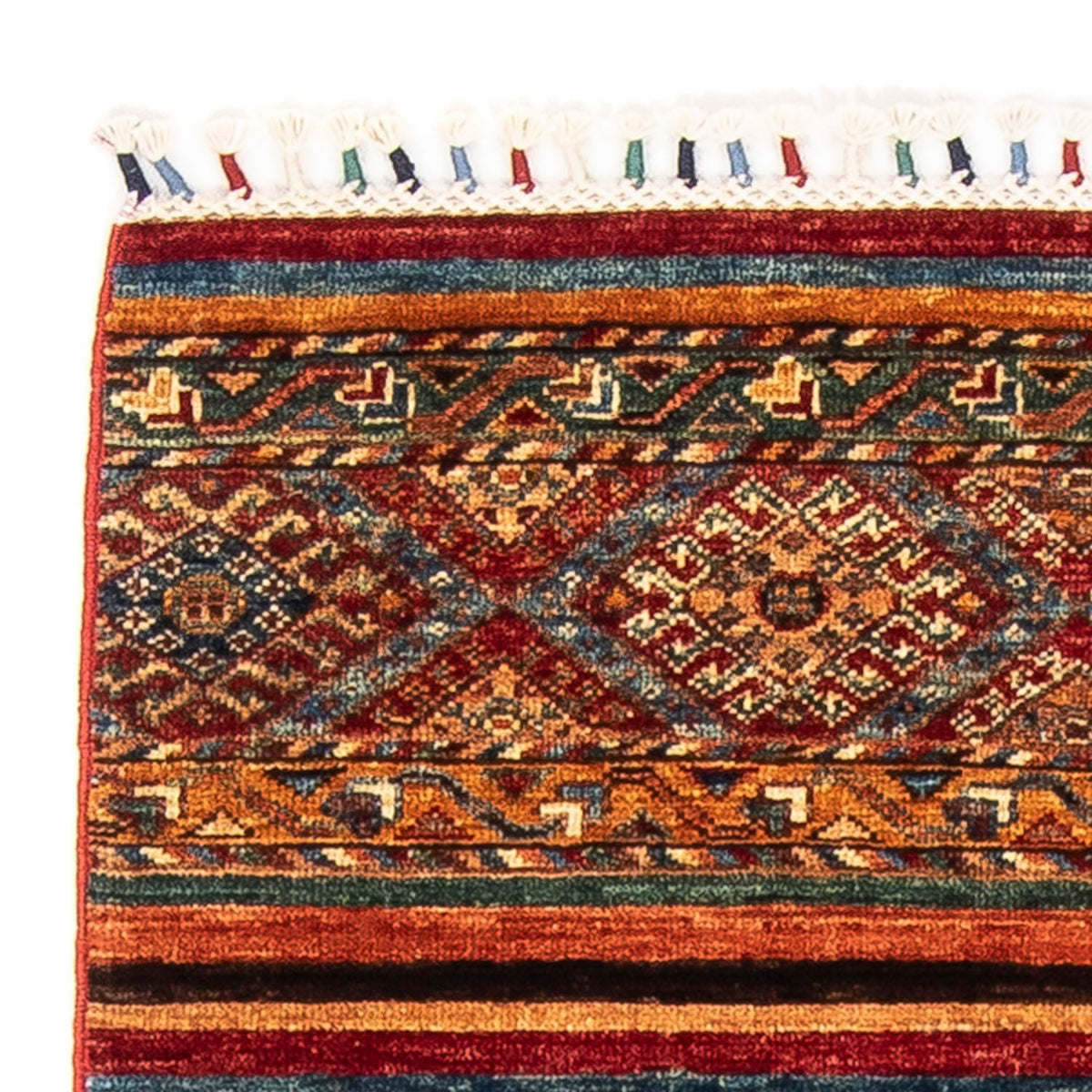 Ziegler Teppich 120 x 78 cm - mehrfarbig