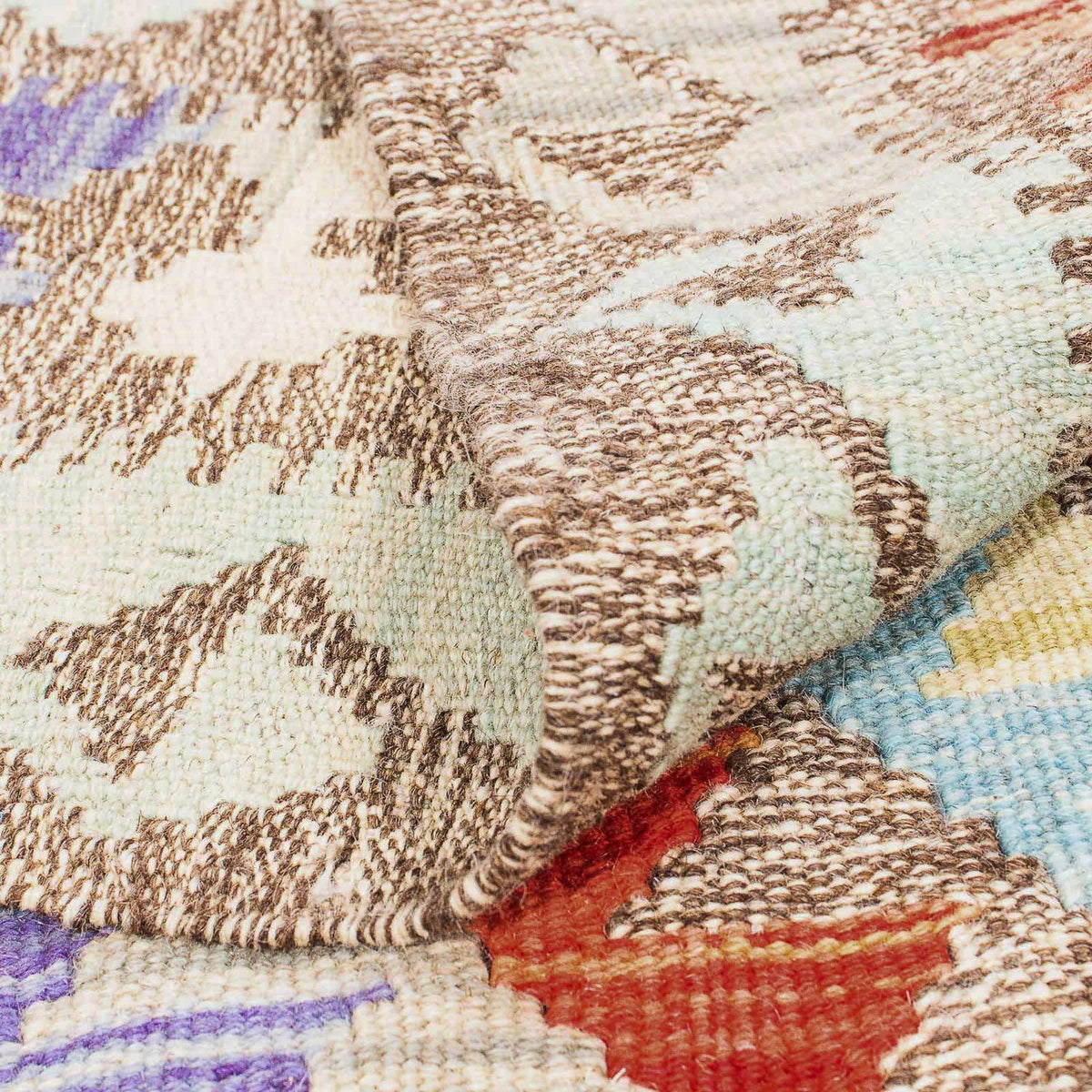 Kelim Teppich - Splash 205 x 156 cm - mehrfarbig