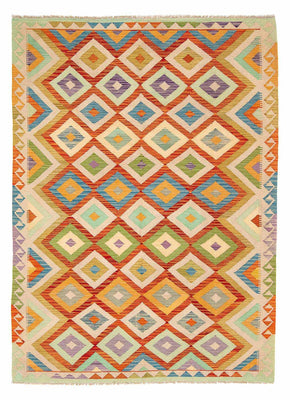 Kelim Teppich - Splash 241 x 171 cm - mehrfarbig