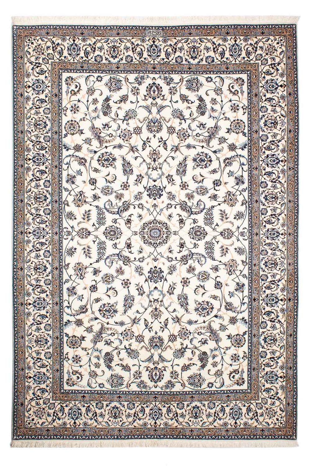 Perserteppich - Nain - Premium 255 x 172 cm Teppich Wohnzimmer