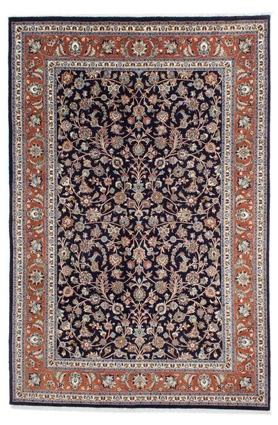 Kaschmar Teppich 201x294cm - Perserteppich - schwarz
