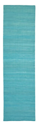 Kelim Teppich - Trendy 160 x 90 cm - türkis