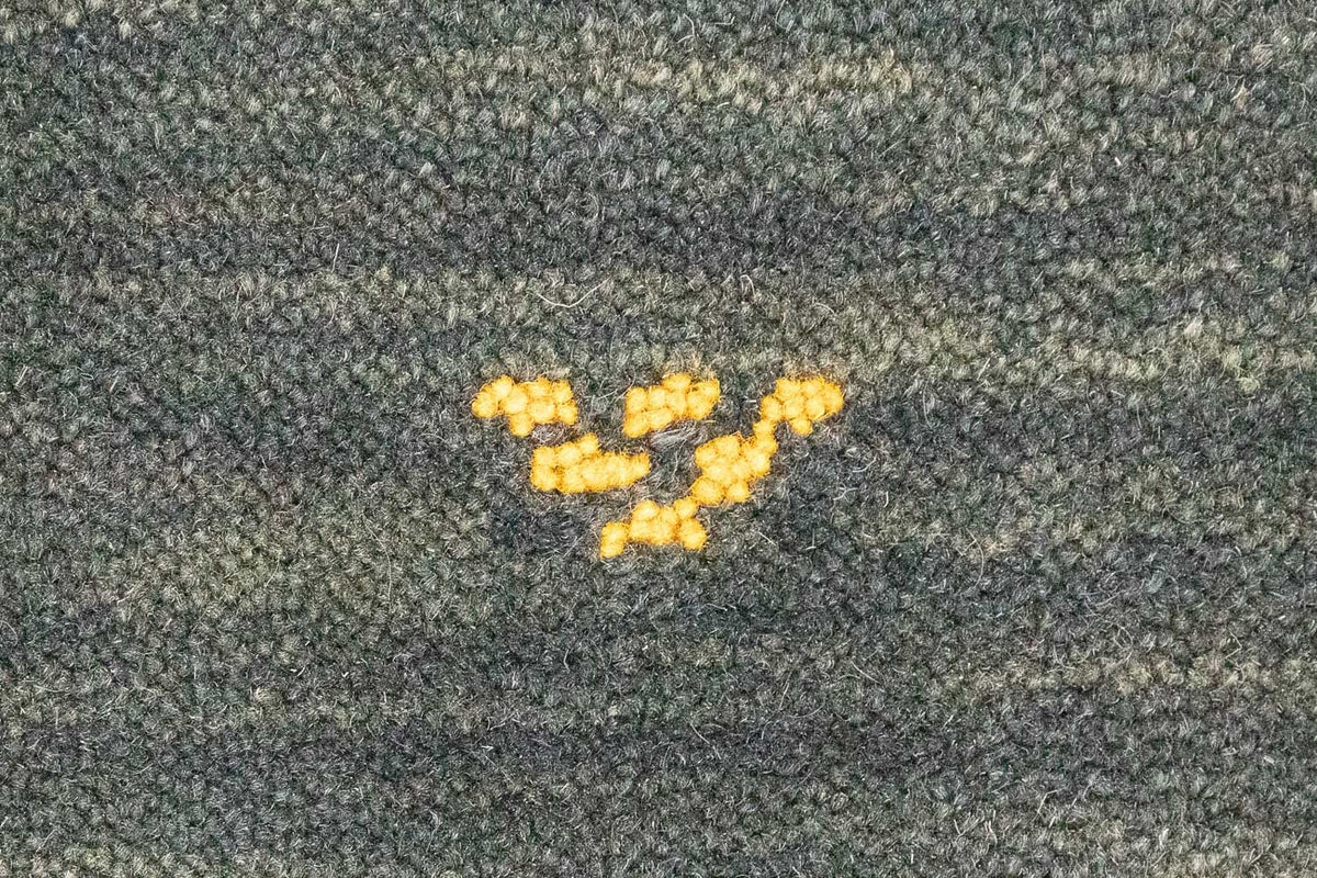 Gabbeh Teppich - Softy 120 x 70 cm - grün