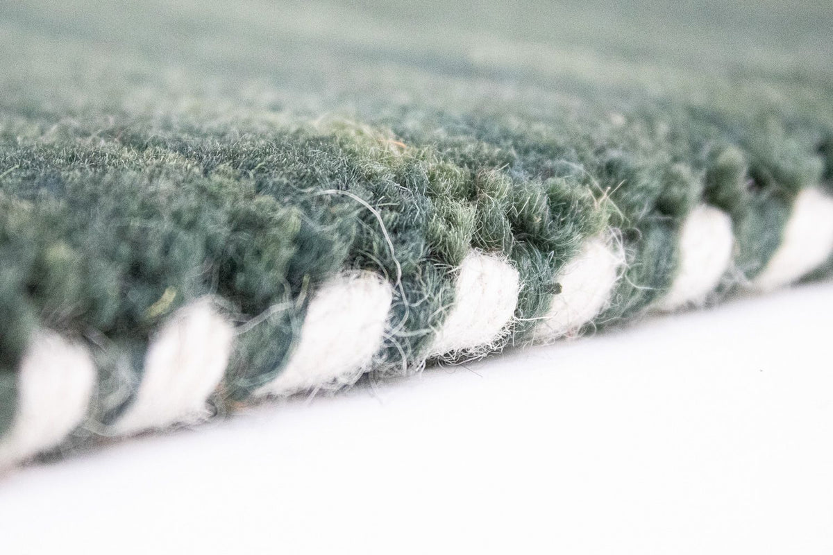 Gabbeh Teppich - Softy 120 x 70 cm - grün