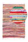 Kelim Teppich - Trendy »Varna« Rechteckig - Rechteckig / Mehrfarbig / 40 x 60 cm Rechteckig
