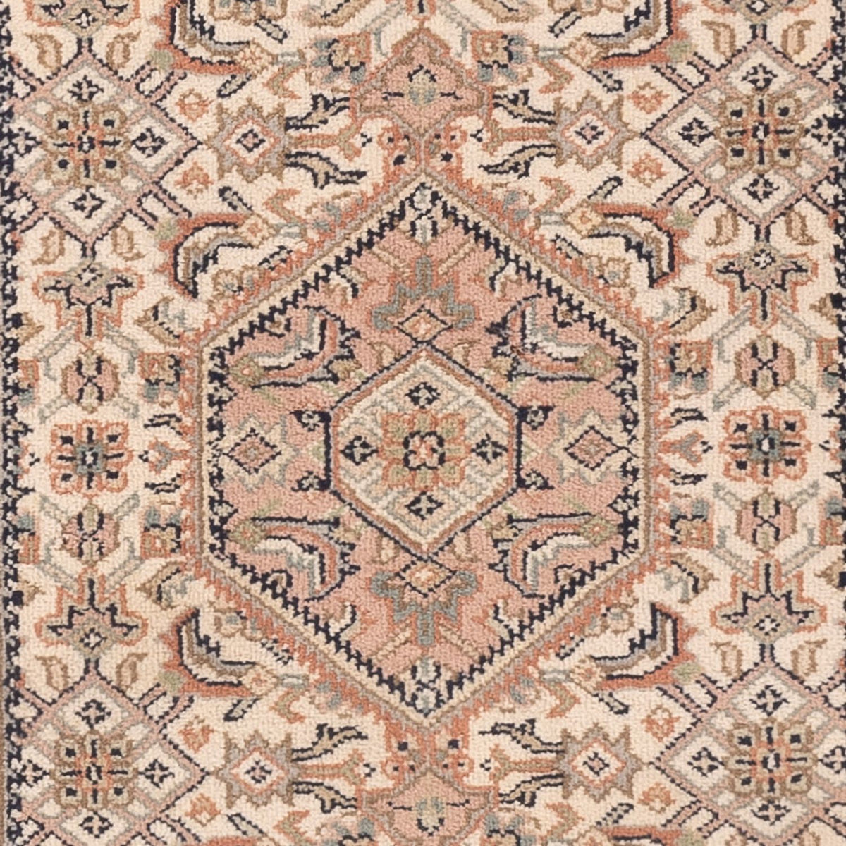 Orientteppich - Bidjar - Indus - 140 x 70 cm - dunkelbeige