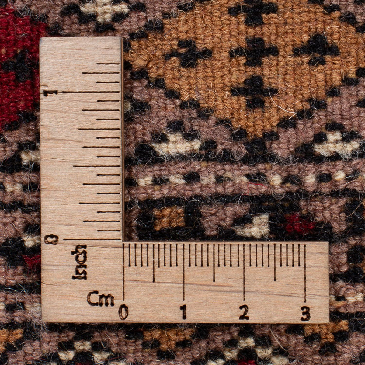 Pakistan Teppich - 165 x 124 cm - dunkelbeige